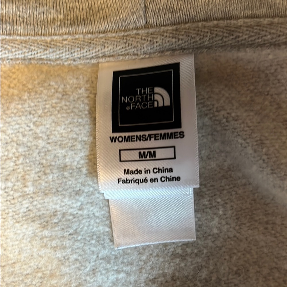 The North Face Heather Gray Asymmetrical Jacket
